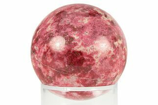 Polished Thulite (Manganian-Zoisite) Sphere - Trondheim, Norway #301504