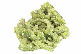 Quartz Crystals on Pistachio-Green Epidote - Turkey #301738
