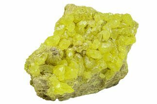 Bright-Yellow Sulfur Crystals - Bolivia #301853