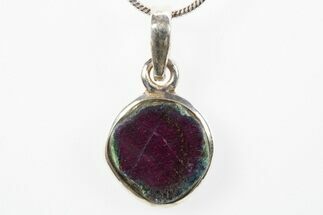 Ruby in Kyanite Pendant (Necklace) - Sterling Silver #302831