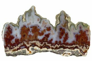 Polished Cathedral Agate Slab - Mexico #302890