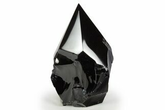 Free-Standing Polished Obsidian Point - Mexico #303625