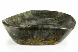 Polished Flashy Labradorite Bowl - Madagascar #304675