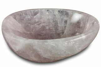 Polished Rose Quartz Bowl #304681