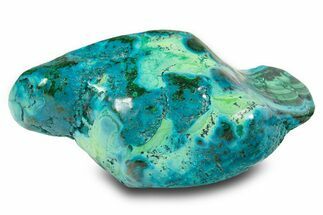 Vibrant Polished Malachite with Chrysocolla - DR Congo #305191