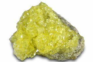 Bright-Yellow Sulfur Crystals - Bolivia #305299