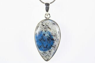 Polished K Granite Pendant (Necklace) - Sterling Silver #304993