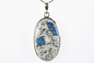 Polished K Granite Pendant (Necklace) - Sterling Silver #304994