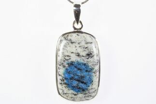 Polished K Granite Pendant (Necklace) - Sterling Silver #304996