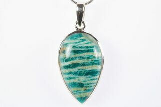 Amazonite Pendant (Necklace) - Sterling Silver #305002