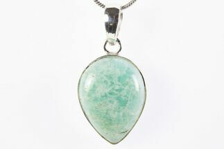 Amazonite Pendant (Necklace) - Sterling Silver #305003