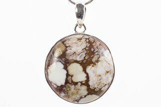 Wild Horse Magnesite Pendant - Sterling Silver #305071