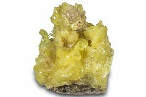 【Foil】硫黄泉/Sulfurous Springs [7ED] 土地R（英） Lovely, Extreme Hopper-Growth Sulfur | iRocks Fine Minerals