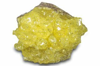 Bright-Yellow Sulfur Crystals - Bolivia #305277