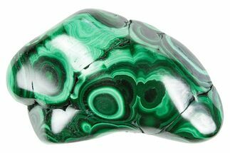 Polished Banded Malachite Specimen - DR Congo #305222