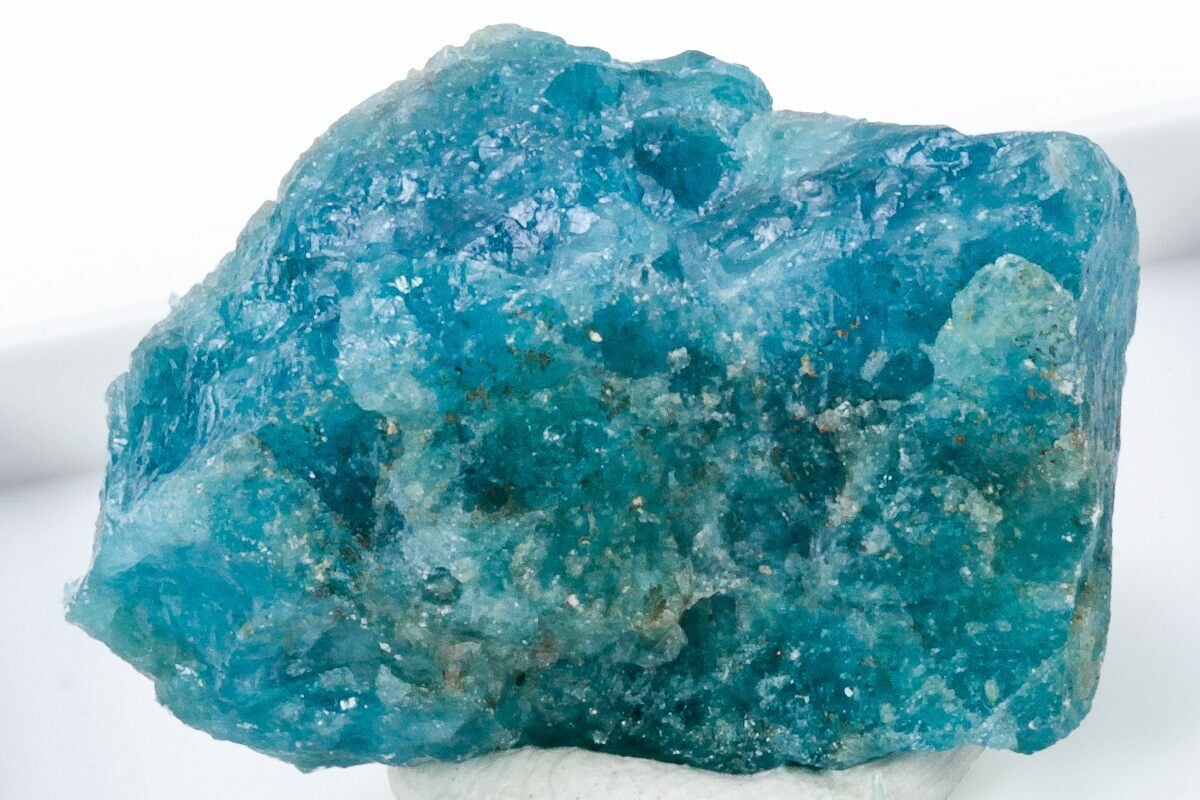 1.02" Bright Blue Apatite (Fluorapatite) Specimen Madagascar (305642