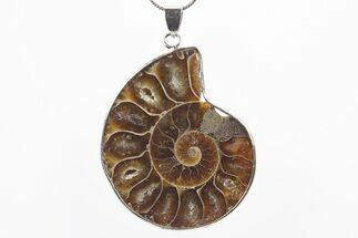 Fossil Ammonite Pendant - Million Years Old #306426