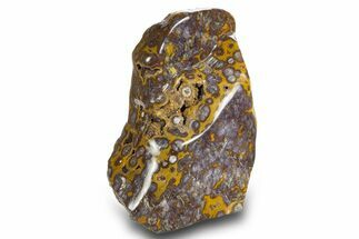 Polished Free-Standing Morgan Hill Poppy Jasper - California #308152