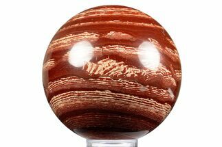 Polished Snakeskin Jasper Sphere - Western Australia #308228