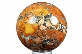 Polished Red, Maligano Jasper Sphere - Excellent Polishing #308776