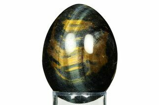 Polished Blue Tiger's Eye Egg #308702