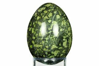 Polished Serpentine Stone Egg - Oklahoma #308707