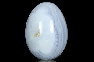 Amazing, Polished Blue Lace Agate Egg - Namibia #308713