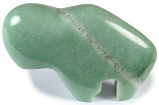 Polished Green Aventurine Bison - India #308688