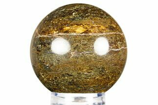 Golden Amphibolite Sphere - Western Australia #309133