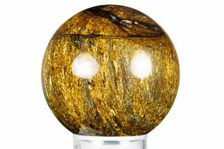 Golden Amphibolite Sphere - Western Australia #309134