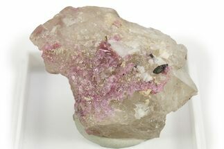 Pink Fluor-Liddicoatite Crystal Cluster - Madagascar #309790