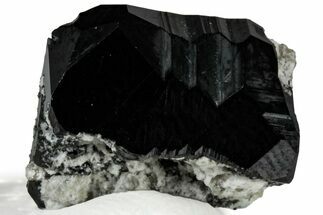 Lustrous Black Bixbyite Crystal - Utah #309314