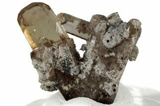 Lustrous Champagne Topaz Crystal Cluster - Utah #309270