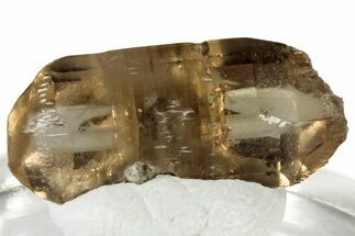 Lustrous Double-Terminated Champagne Topaz Crystal - Utah #309288