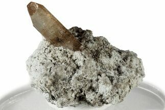 Lustrous Champagne Topaz Crystal - Utah #309293