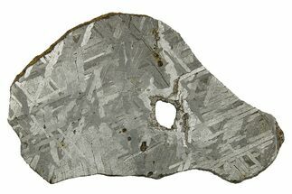 Etched Iron Meteorite Slice ( g) - Unclassified #311208