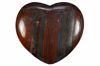 Polished Tiger Iron Heart - South Africa #311946