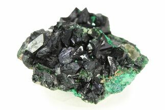 Deep-Green Libethenite Crystal Cluster - Congo-Brazzaville #312407