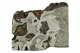 Etched Seymchan Meteorite Slice ( g) - Russia #313205