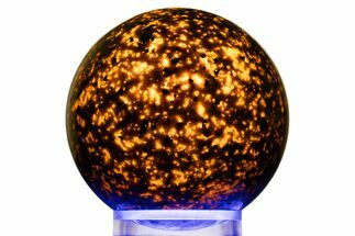 Highly Fluorescent Yooperlite Sphere - Michigan #311674