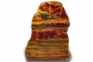 Free-Standing Marra Mamba Tiger's Eye Section - Mt Brockman #314346