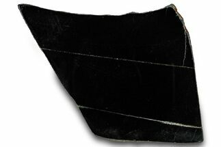 Polished Black Jade (Actinolite) Slab - Western Australia #314576