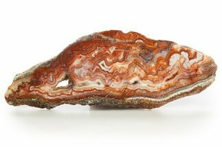 Polished Crazy Lace Agate Slab - Mexico #314737