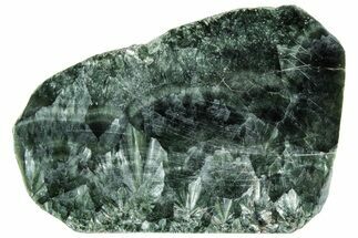 Polished Seraphinite Slab - Korshunovkiy Mine, Siberia #314951