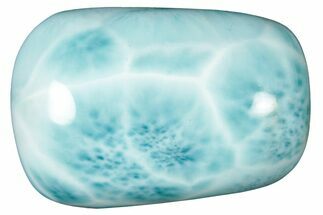 Polished Larimar Cabochon - Dominican Republic #315238