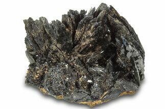 Glittering Dark-Green Vivianite Crystals - Ukraine #315582