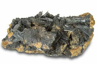 Glittering Dark-Green Vivianite Crystals - Ukraine #315588