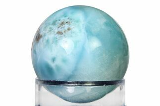 Polished Larimar Sphere - Dominican Republic #315100