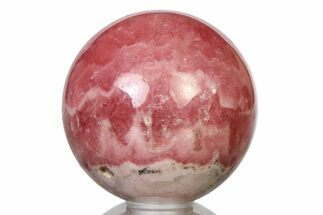 Polished Rhodochrosite Sphere - Argentina #315259