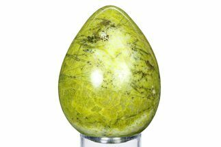 Polished Green Opal Egg - Madagascar #318205